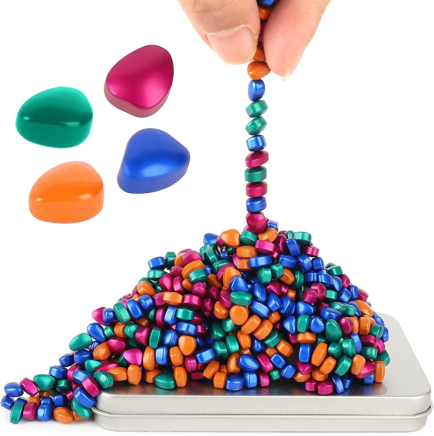 350pcs Ferrite Putty, Fidget Toys, Fidget Gifts Adults, Desk Fidgets Toys for Office Stress\/Anxiety Relief ，Novelty Gifts for Teen and Adults (350PCS)