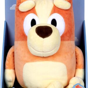 Bluey Sound Effects Talking Bingo Plush Toy, 13\u201D Soft Bingo Toy, Interactive Stuffed Animal with 9 Different Phrases, Musical Toys for Kids