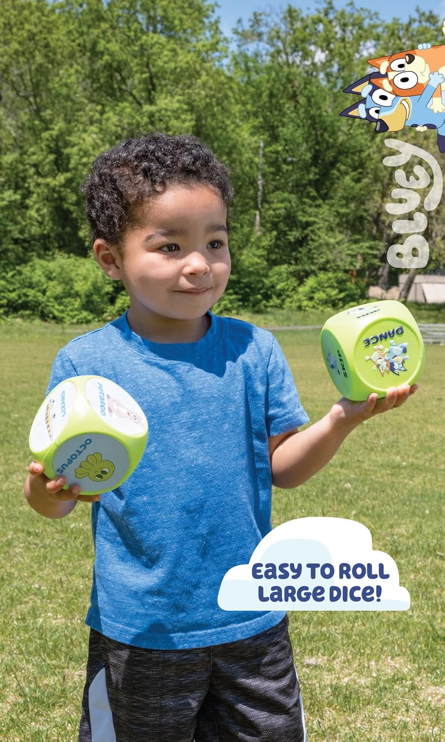 BLUEY Wackadoo Dice Imagination Act Out The Action Game | Family Game Night for All Ages | Creative and Engaging Fun for All Featuring Bluey and Bingo with 36 Unique and Silly Combinations - Image 4