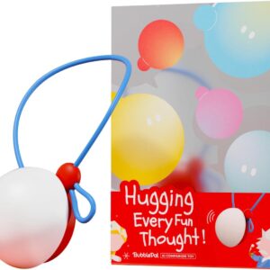 BubblePal Interactive AI Companion, Bring Fun Learning Companionship to Kids, Wearable to Plush Toys, Birthday Gift for Girls & Boys Age 3-12 (Red)