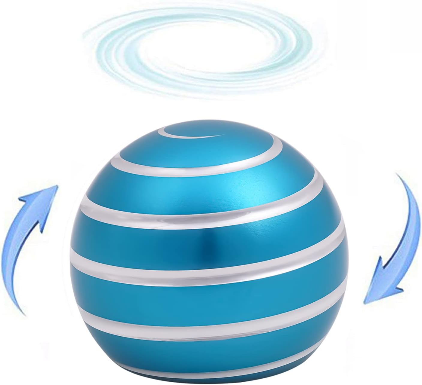 Desk-Fidget-Toys for Kinetic-Toy: Cool-Gadgets Cool-Stuff for Kid Children Teen Adult, Spinning 180 Seconds, Stress Relief Toy for Optical-Illusion Gift for Office School Home Women Men Christmas - Image 11