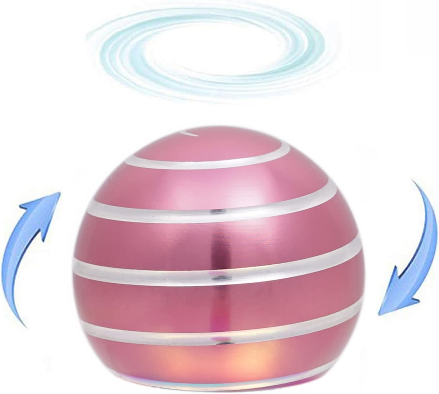 Desk-Fidget-Toys for Kinetic-Toy: Cool-Gadgets Cool-Stuff for Kid Children Teen Adult, Spinning 180 Seconds, Stress Relief Toy for Optical-Illusion Gift for Office School Home Women Men Christmas - Image 15