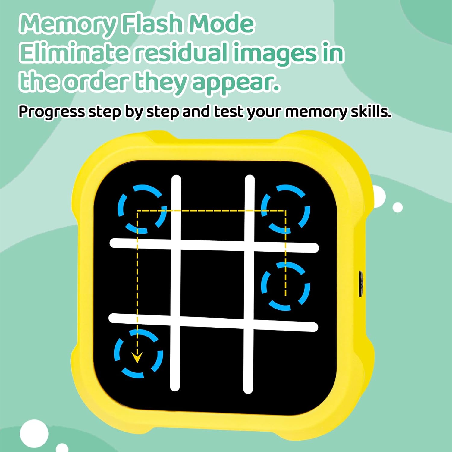 Electronic Tic Tac Toe Game - Electronic Puzzles Portable Handheld Games, 3-in-1 Tic Tac Toe Bolt Game Travel Tic Tac Toys for Educational Memory Growth, Infinite Tic-Tac-Toe Board Games for Ages 3+ - Image 6