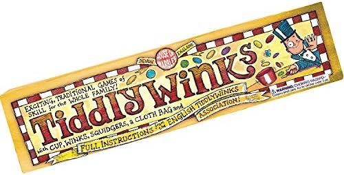 House of Marbles Tiddlywinks, Traditional Family Game with 28 Multicolored Pieces, a Timeless Retro Classic Travel Game for Kids or Adults with a Nostalgic Educational Board Game Feel - Image 3