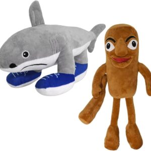 Italian Brainrot,Tung Tung Tung Sahur Plushies Toy 19inch for Fans Gift, Soft Stuffed Animal Pillow for Home Kids' Bedroom Decor, Birthday Christmas Choice for Boys Girls(2PACK)