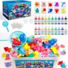 Kiditos Magic Water Elf Toy Kit–Squishies for Kids, 20 Gels & 10 Molds, Magic Gel Water Pets Sensory Toy, Fun DIY Craft Kit，Party Favors, Birthday & Christmas Gifts for Kids Ages 3+