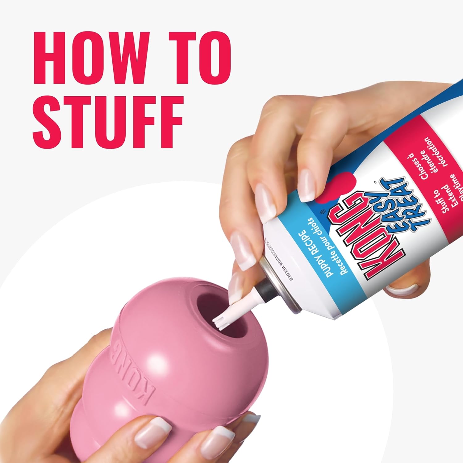 KONG - Puppy Toy Natural Teething Rubber - Fun to Chew, Chase and Fetch - for Small Puppies - Pink - Image 4