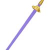 Lliod Rumi's Sword, Silver Fantasy Weapon, Cosplay & Halloween Costume Accessory, Cartoon Movie Prop, Anime Collectible for Fans (Purple)