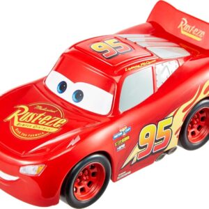 Mattel Disney Pixar Cars Track Talkers Toy Vehicles, Lightning McQueen Talking Car, 5.5-inch Character Collectible