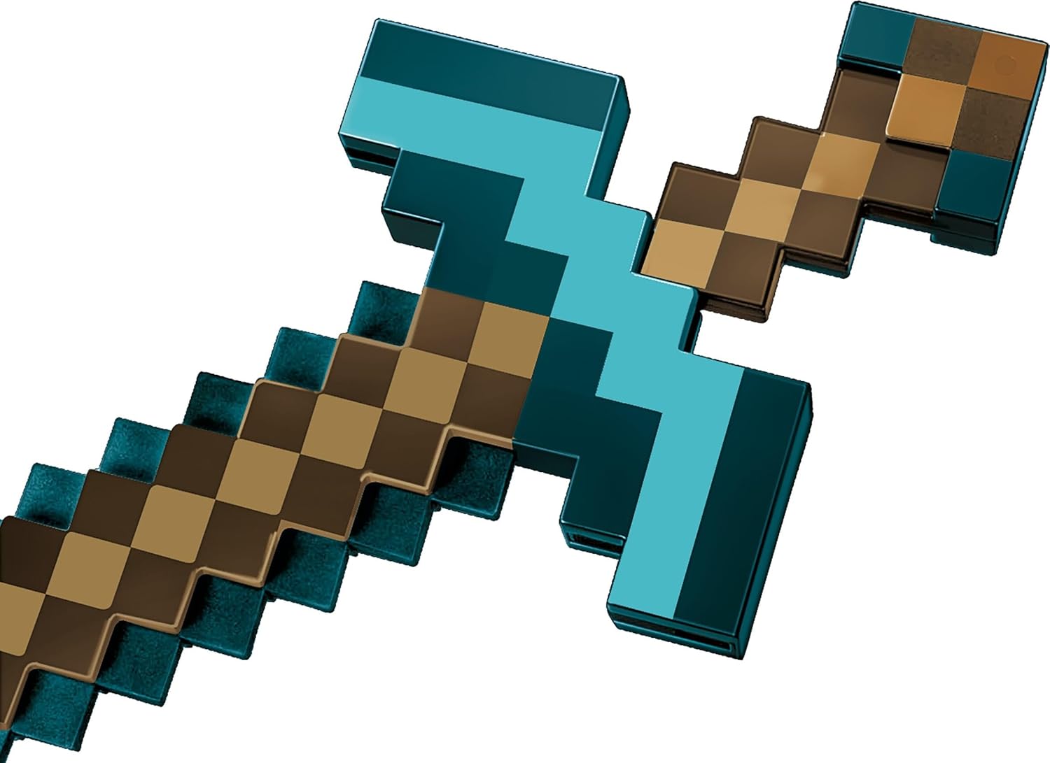 Mattel Minecraft Transforming Diamond Sword & Pick-Axe Kid-Sized 2-in-1 Toy Accessory for Role-Play & Costumes (Amazon Exclusive) - Image 2