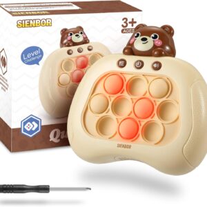 Quick Push Game Console ,4 Modes Games, A Toy Game Machine That Exercises Reaction Ability and Improves Concentration |Teens Boys & Girls Ages 3-12 Years Old & Up