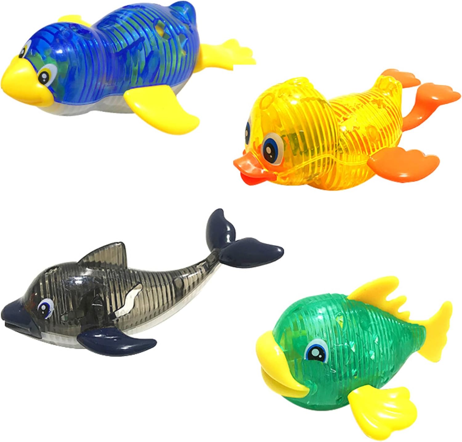 Swimline Original 3-Pack Diving Toys LED Light-Up Glowing Fun Torpedo Turbos Catch The Fish Retrieval Game for Swimming Pool & Bath Tub for Kids Multi Color Flashing Underwater Dive Practice Learn - Image 9