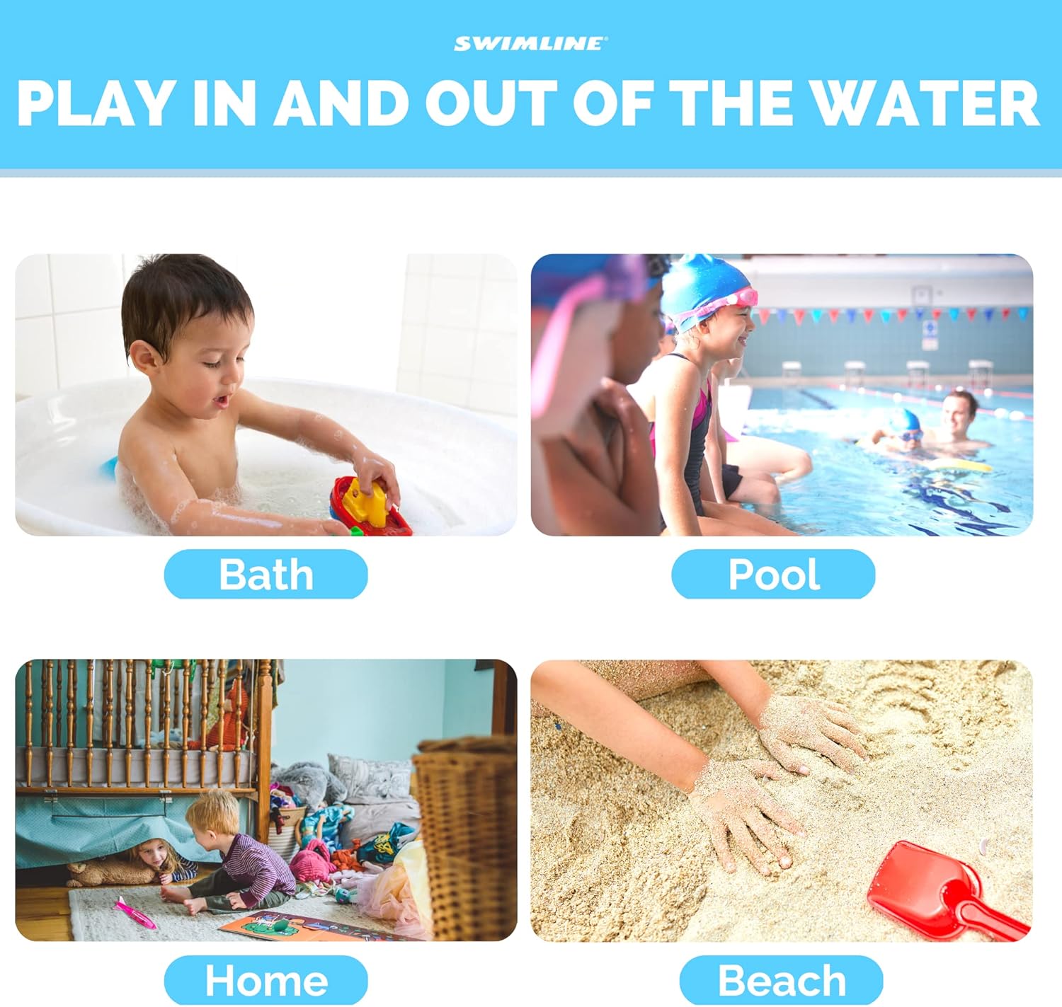 Swimline Original 3-Pack Diving Toys LED Light-Up Glowing Fun Torpedo Turbos Catch The Fish Retrieval Game for Swimming Pool & Bath Tub for Kids Multi Color Flashing Underwater Dive Practice Learn - Image 5