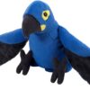 Wild Republic Hyacinth Macaw Plush, Stuffed Animal, Plush Toy, Gifts for Kids, Cuddlekins 8 Inches,Multi