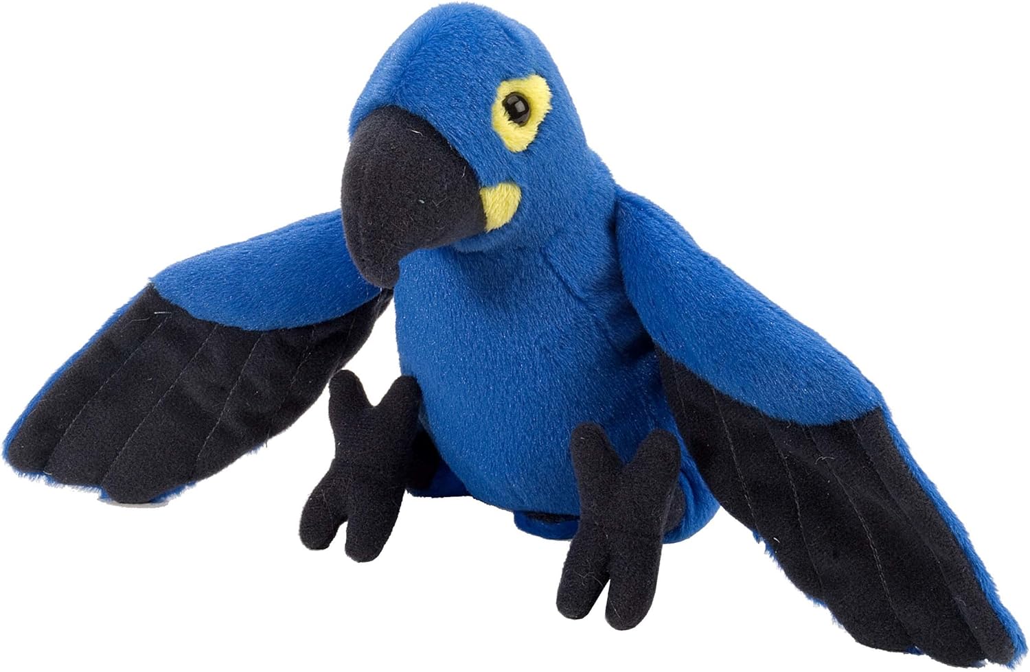 Wild Republic Hyacinth Macaw Plush, Stuffed Animal, Plush Toy, Gifts for Kids, Cuddlekins 8 Inches,Multi